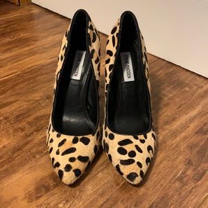 Leopard print high heel